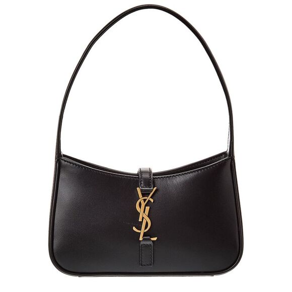 Saint Laurent Mini Leather Hobo Bag (Authentic Pre-Loved) - Picture 1 of 6